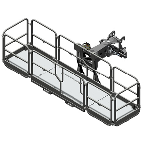Rotating extendable man platform 1000kg (REP 10.2-4,7)